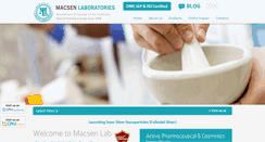 Desktop Screenshot of macsenlab.com