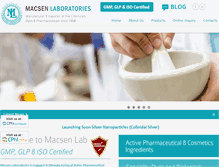 Tablet Screenshot of macsenlab.com